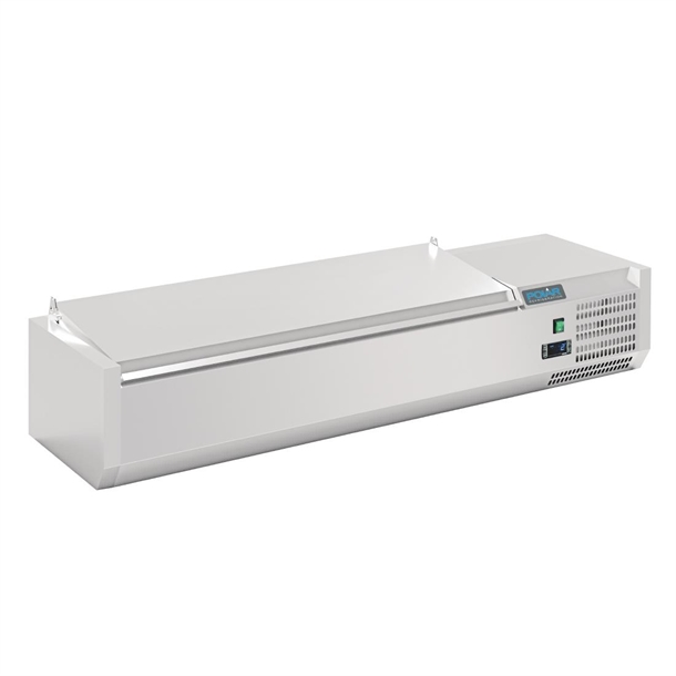 Polar G-Series Countertop Prep Fridge with Lid 5x 1/4GN Polar G-Series Countertop Prep Fridge with Lid 5x 1/4GN