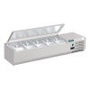 Polar G-Series Countertop Prep Fridge with Lid 5x 1/4GN Polar G-Series Countertop Prep Fridge with Lid 5x 1/4GN