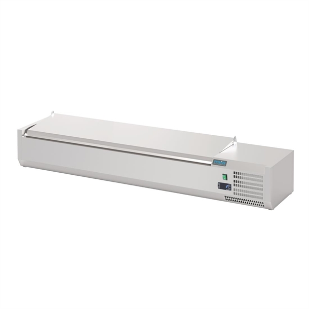 Polar G-Series Countertop Prep Fridge with Lid 7x 1/4GN Polar G-Series Countertop Prep Fridge with Lid 7x 1/4GN