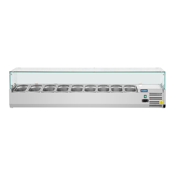 Polar G-Series Countertop Prep Fridge 9x 1/3GN Polar G-Series Countertop Prep Fridge 9x 1/3GN