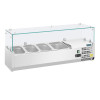 Polar G-Series Countertop Prep Fridge 3x 1/3GN & 1x 1/2GN Polar G-Series Countertop Prep Fridge 3x 1/3GN & 1x 1/2GN