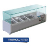 Polar G-Series Countertop Prep Fridge 3x 1/3GN & 1x 1/2GN Polar G-Series Countertop Prep Fridge 3x 1/3GN & 1x 1/2GN