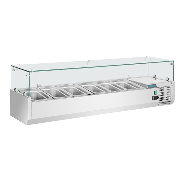 Polar G-Series Countertop Prep Fridge 5x 1/3GN & 1x 1/2GN Polar G-Series Countertop Prep Fridge 5x 1/3GN & 1x 1/2GN