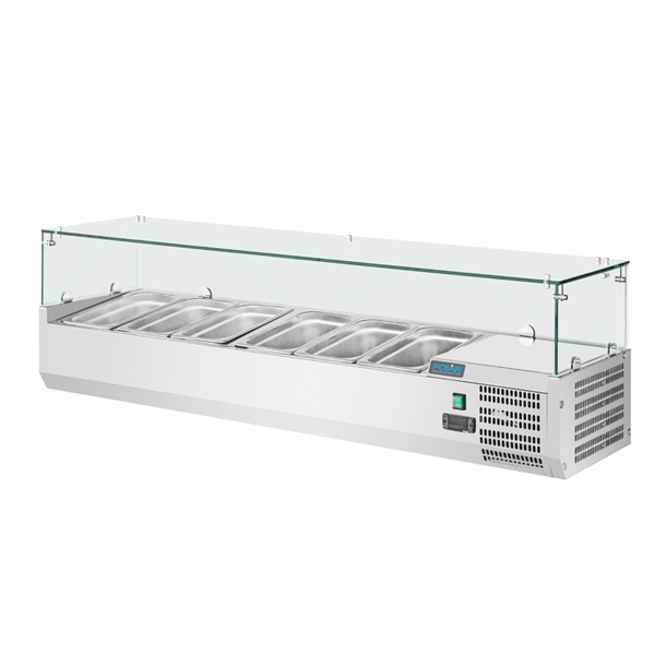 Polar G-Series Countertop Prep Fridge 5x 1/3GN & 1x 1/2GN Polar G-Series Countertop Prep Fridge 5x 1/3GN & 1x 1/2GN