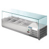 Polar G-Series Countertop Prep Fridge 3x 1/3GN & 1x 1/2GN Polar G-Series Countertop Prep Fridge 3x 1/3GN & 1x 1/2GN