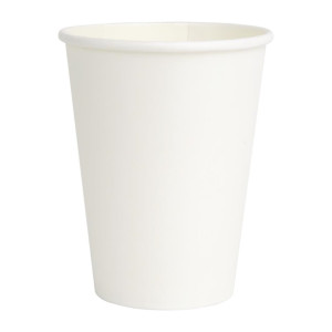 Fiesta Paper Coffee Cups 225ml 8oz White 