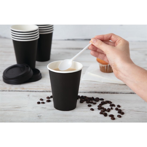 Fiesta Takeaway Coffee Cups Single Wall Black 340ml / 12oz Fiesta Takeaway Coffee Cups Single Wall Black 340ml / 12oz