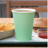 Fiesta Takeaway Coffee Cups Single Wall Turquoise 340ml / 12oz