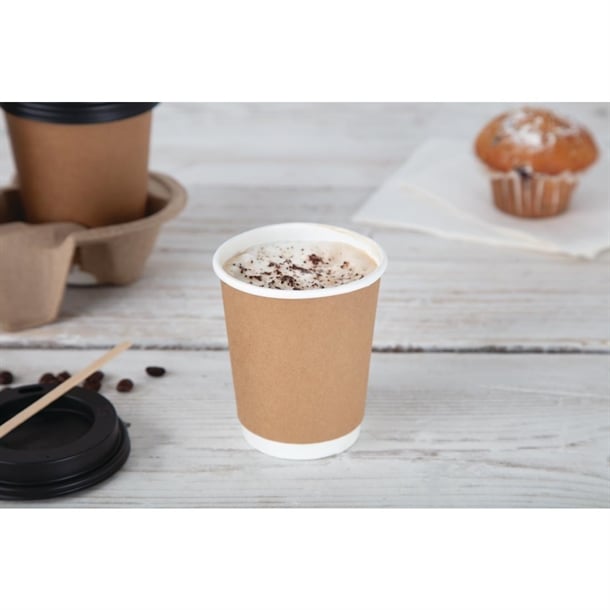 Fiesta Recyclable Coffee Cup Lids Black 225ml / 8oz Fiesta Recyclable Coffee Cup Lids Black 225ml / 8oz