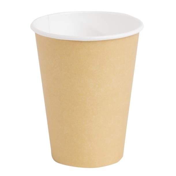 Fiesta Recyclable Hot Cup Single Wall Kraft 340ml (1000 Pack) Fiesta Recyclable Hot Cup Single Wall Kraft 340ml (1000 Pack)