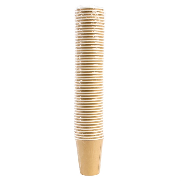 Fiesta Recyclable Hot Cup Single Wall Kraft 340ml (1000 Pack) Fiesta Recyclable Hot Cup Single Wall Kraft 340ml (1000 Pack)
