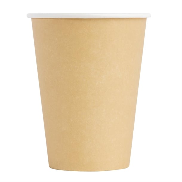 Fiesta Recyclable Hot Cup Single Wall Kraft 340ml (1000 Pack) Fiesta Recyclable Hot Cup Single Wall Kraft 340ml (1000 Pack)