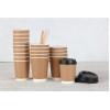 Fiesta Recyclable Hot Cup Double Wall Kraft 225ml (500 Pack)