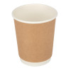 Fiesta Recyclable Hot Cup Double Wall Kraft 225ml (500 Pack)
