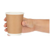 Fiesta Recyclable Hot Cup Double Wall Kraft 225ml (500 Pack)