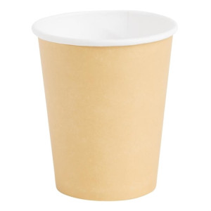 Fiesta Recyclable Hot Cup Single Wall Kraft 225ml (1000 Pack)
