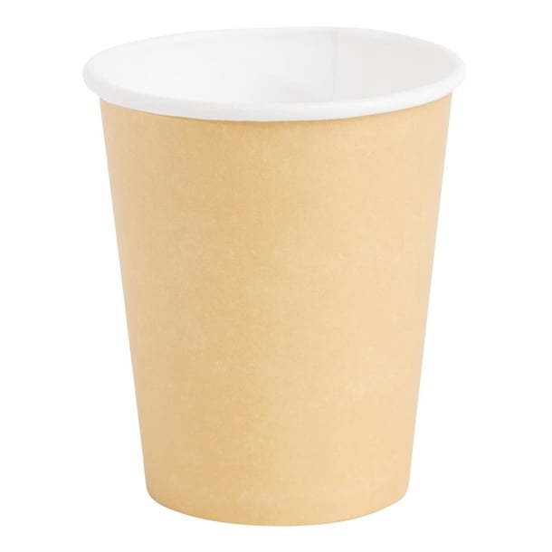 Fiesta Recyclable Hot Cup Single Wall Kraft 225ml (1000 Pack)
