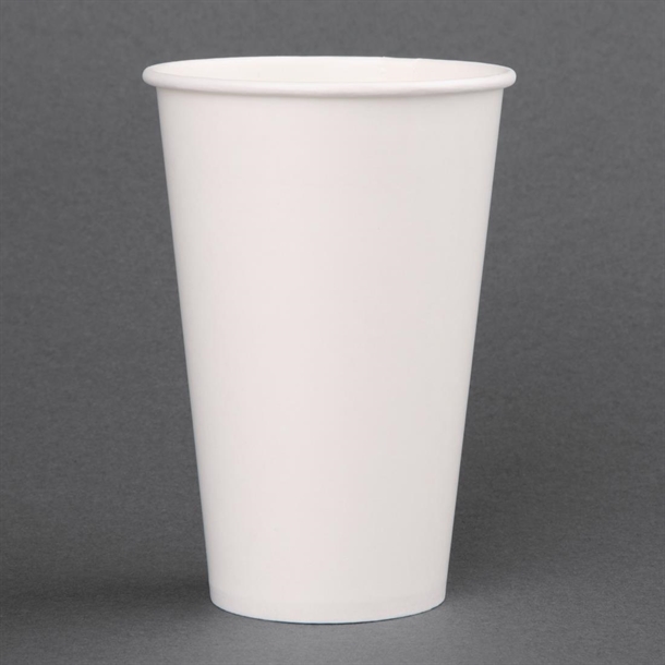 Fiesta Recyclable Cold Cup Single Wall White 340ml (1000 Pack)