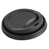 Fiesta Compostable Lid for Hot Cups Black 340ml (1000 Pack)
