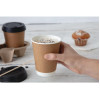 Fiesta Recyclable Coffee Cup Lids Black 340ml / 12oz and 455ml / 16oz