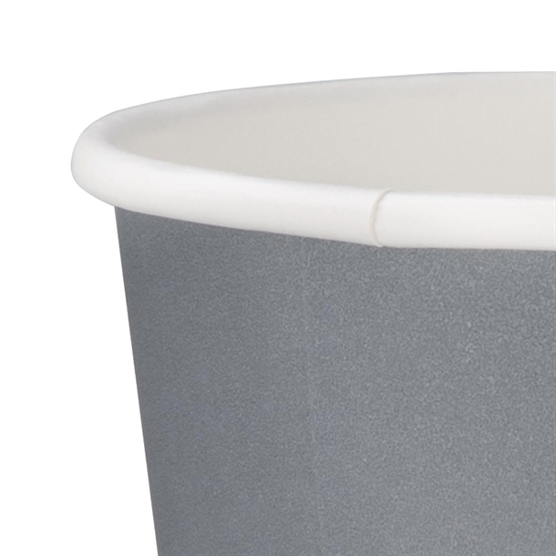 Fiesta Recyclable Hot Cup Single Wall Charcoal 340ml (1000 Pack) Fiesta Recyclable Hot Cup Single Wall Charcoal 340ml (1000 Pack)