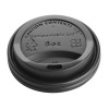 Fiesta Compostable Lid for Hot Cups Black 255ml (50 Pack) Fiesta Compostable Lid for Hot Cups Black 255ml (50 Pack)