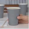 Fiesta Recyclable Hot Cup Single Wall Charcoal 340ml (1000 Pack) Fiesta Recyclable Hot Cup Single Wall Charcoal 340ml (1000 Pack)