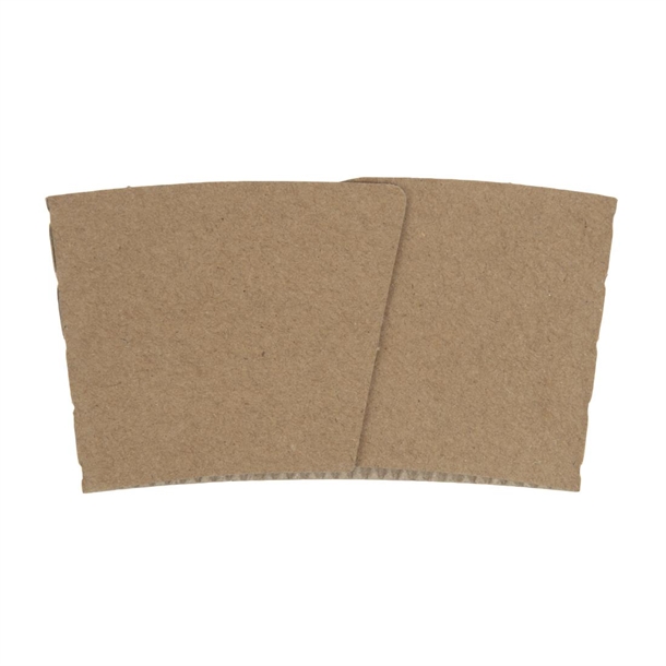 Fiesta Recyclable Corrugated Cup Sleeves for 225ml Cup (Pack of 1000)