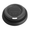 Fiesta Compostable Lid for Hot Cups Black 114ml (50 Pack) Fiesta Compostable Lid for Hot Cups Black 114ml (50 Pack)