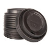 Fiesta Compostable Lid for Hot Cups Black 114ml (50 Pack) Fiesta Compostable Lid for Hot Cups Black 114ml (50 Pack)
