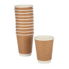 Fiesta Recyclable Hot Cup Double Wall Kraft 340ml (500 Pack) Fiesta Recyclable Hot Cup Double Wall Kraft 340ml (500 Pack)