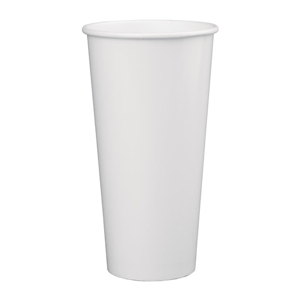 Fiesta Recyclable Cold Cup Single Wall White 625ml (1000 Pack) Fiesta Recyclable Cold Cup Single Wall White 625ml (1000 Pack)