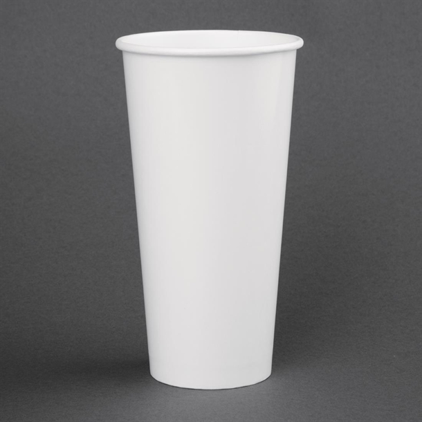Fiesta Recyclable Cold Cup Single Wall White 625ml (1000 Pack) Fiesta Recyclable Cold Cup Single Wall White 625ml (1000 Pack)