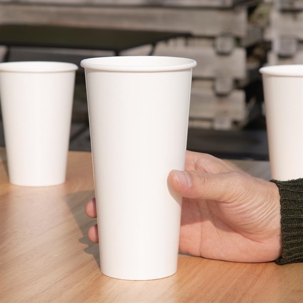 Fiesta Recyclable Cold Cup Single Wall White 625ml (1000 Pack) Fiesta Recyclable Cold Cup Single Wall White 625ml (1000 Pack)