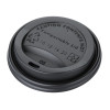 Fiesta Compostable Lid for Hot Cups Black 340/455ml (50 Pack) Fiesta Compostable Lid for Hot Cups Black 340/455ml (50 Pack)