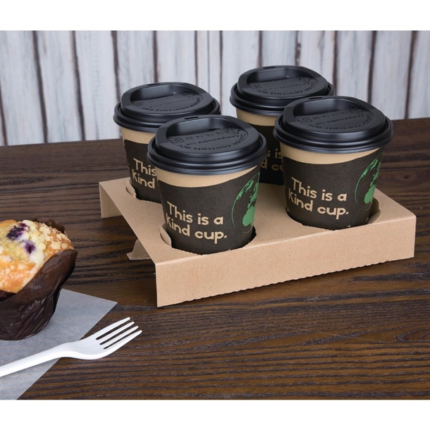 Fiesta Compostable Hot Cup Single Wall Kind 340ml (1000 Pack)