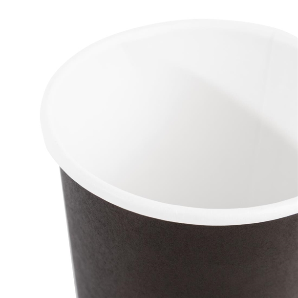 Fiesta Recyclable Hot Cup Single Wall Black 114ml (50 Pack) Fiesta Recyclable Hot Cup Single Wall Black 114ml (50 Pack)