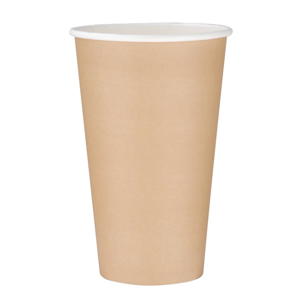Fiesta Recyclable Hot Cup Single Wall Kraft 455ml (1000 Pack) Fiesta Recyclable Hot Cup Single Wall Kraft 455ml (1000 Pack)