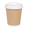 Fiesta Compostable Bagasse Hot Cup Lid 80mm for 225ml Cup (1000 Pack)