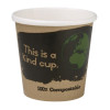 Fiesta Compostable Hot Cup Single Wall Kind 114ml (1000 Pack)