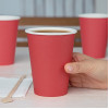 Fiesta Takeaway Coffee Cups Single Wall Red 340ml / 12oz Fiesta Takeaway Coffee Cups Single Wall Red 340ml / 12oz