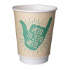 Detpak Grasp the Moment 90mm Double Wall PLA Hot Cup - 360ml (Pack 500) Detpak Grasp the Moment 90mm Double Wall PLA Hot Cup - 360ml (Pack 500)