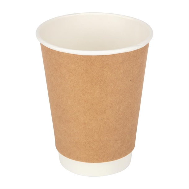 Fiesta Recyclable Hot Cup Double Wall Kraft 340ml (25 Pack) Fiesta Recyclable Hot Cup Double Wall Kraft 340ml (25 Pack)