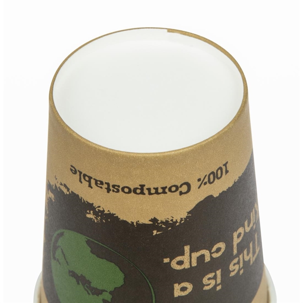 Fiesta Compostable Hot Cup Single Wall Kind 255ml (50 Pack)