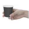 Fiesta Recyclable Hot Cup Single Wall Black 6oz 170ml Fiesta Recyclable Hot Cup Single Wall Black 6oz 170ml