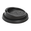 BioPak PLA Lids for BioPak BioCups 80mm Black (1000 Pack)