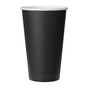 Fiesta Takeaway Coffee Cups Single Wall Black 450ml / 16oz