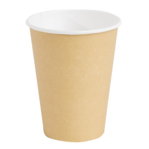 Fiesta Recyclable Hot Cup Single Wall Kraft 340ml (50 Pack)