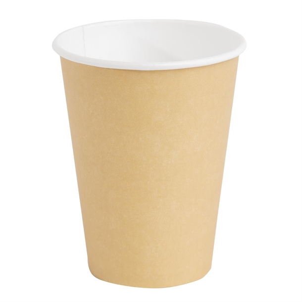 Fiesta Recyclable Hot Cup Single Wall Kraft 340ml (50 Pack) Fiesta Recyclable Hot Cup Single Wall Kraft 340ml (50 Pack)