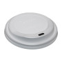 Detpak CPLA Hot Cup Lid White - 90mm(Pack 1000)